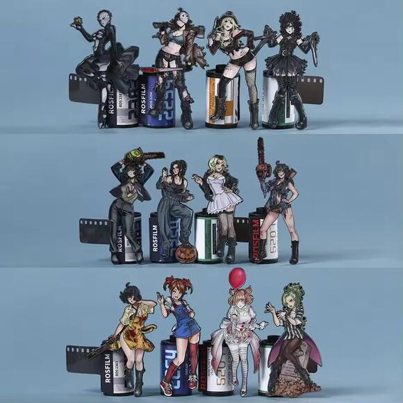 Chainsaw Girl Halloween Horror BIG Enamel Pin-ONLY ONE - Picture 5 of 6